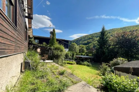 Blick vom Haus Richtung Süden