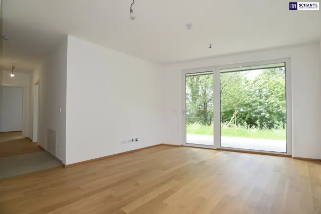 Idyllischer Eigengarten zum Wohlfühlen - 63m2 Wohnung in perfekter Lage – Sichern Sie sich Ihr exklusives Wohnjuwel! - Bild