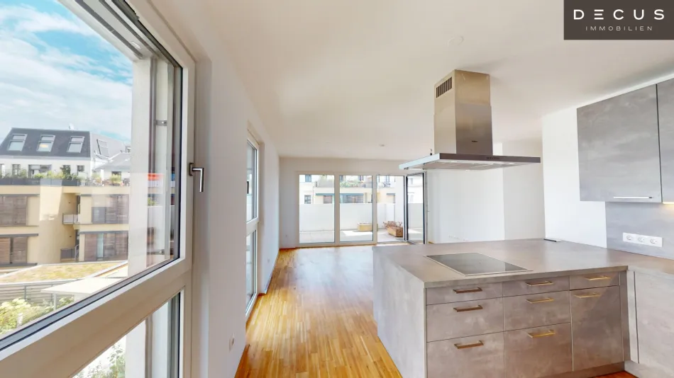 Neuwertige 3-ZIMMER-Wohnung mit Balkon, Fußbodenheizung & Einbauküche in 1140 Wien! - Bild