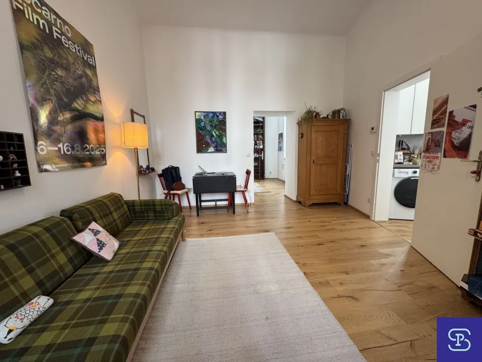 Provisionsfrei: Ruhiger 52m² Altbau mit Einbauküche und 2 Zimmern - 1090 Wien - Bild