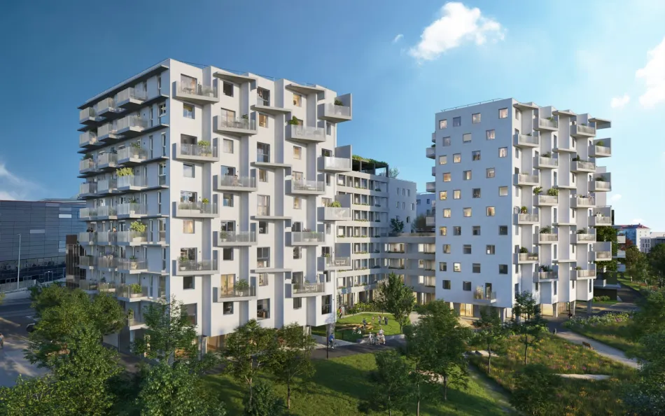 PARK FLATS – Nachhaltiges Wohnen mit Parkblick im VILLAGE IM DRITTEN - Titelbild