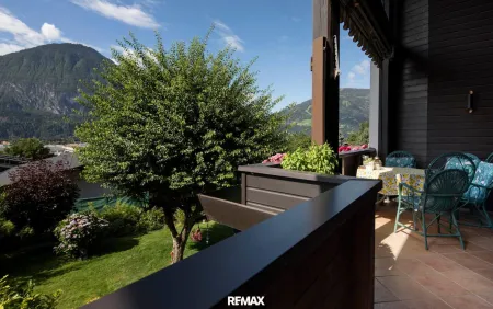 Entspannung auf der überdachten Südterrasse...