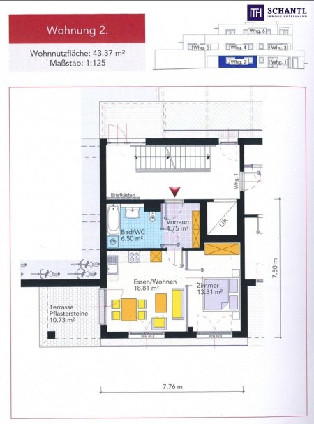 Charmante Erdgeschosswohnung mit Sonnenterrasse in Graz Liebenau! Auch Top zum vermieten! Sofort verfügbar!