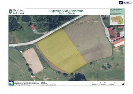 Wunderbares Grundstück in Prach-Sonnen-Lage von ca. 5.000m² Gesamtfläche!!! Oisnitz / St. Josef - Nähe Lannach
