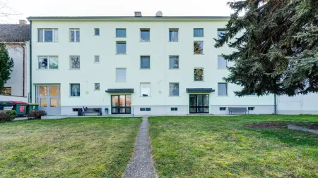 Gartenansicht Gebäude