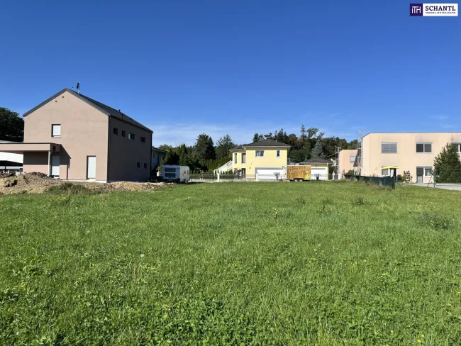 RARITÄT in Hart bei Graz! Aufgeschlossenes, SONNIGES und FLACHES Baugrundstück mit TOP ANBINDUNG! SENSATIONSPREIS! - Titelbild