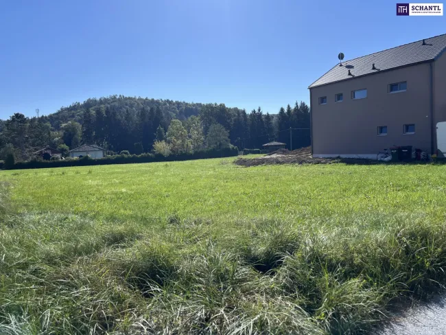 RARITÄT in Hart bei Graz! Aufgeschlossenes, SONNIGES und FLACHES Baugrundstück mit TOP ANBINDUNG! SENSATIONSPREIS! - Bild