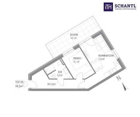 Entzückende Kleinwohnung mit ganz viel Flair - Balkon - in Graz-Eggenberg - PROVISIONSFREI! Noch vor Baustart!