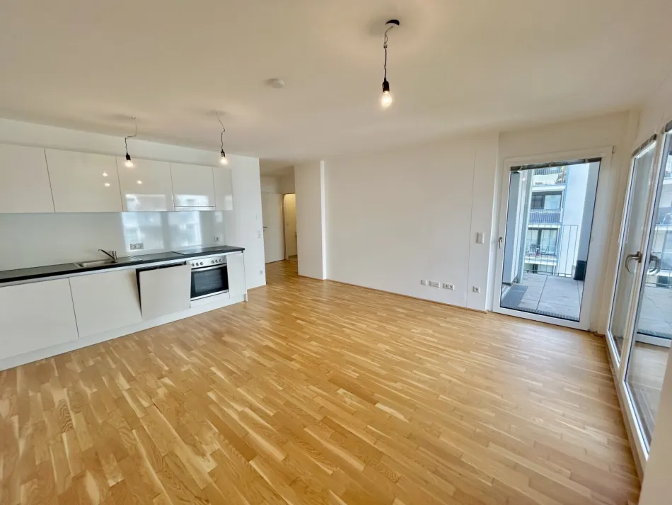 moderne 2-Zimmer Wohnung mit Freifläche im 3. Obergeschoss - ab sofort verfügbar! - Titelbild