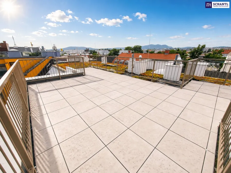 Raum. Ruhe. Rooftop. Selten am Markt - 5-Zimmer-Penthouse mit großzügiger Dachterrasse in Ruhelage! Erdwärme + Garagenplätze + Energieeffizient Wohnen! - Bild