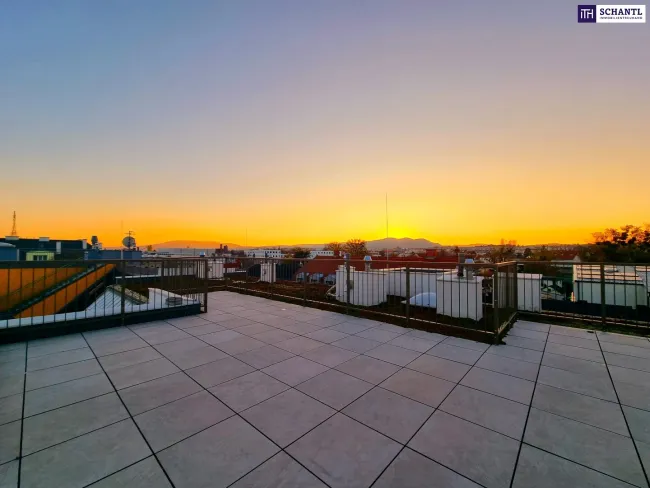 Raum. Ruhe. Rooftop. Selten am Markt - 5-Zimmer-Penthouse mit großzügiger Dachterrasse in Ruhelage! Erdwärme + Garagenplätze + Energieeffizient Wohnen! - Titelbild