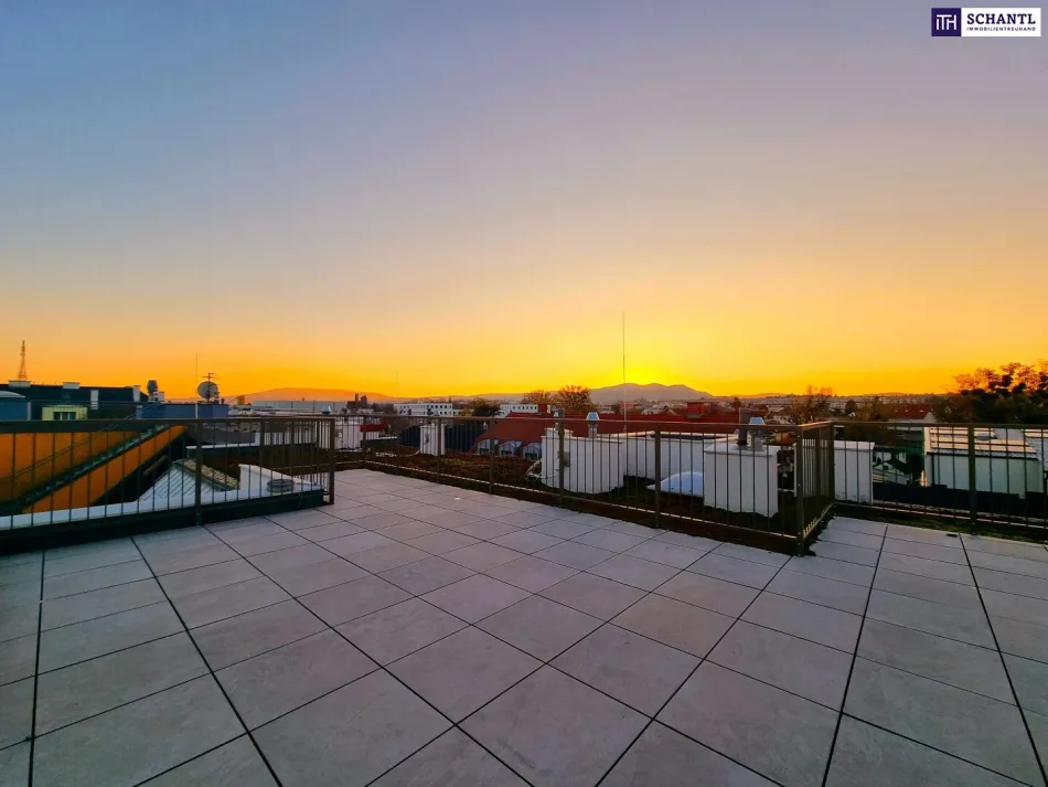 Raum. Ruhe. Rooftop. Selten am Markt - 5-Zimmer-Penthouse mit großzügiger Dachterrasse in Ruhelage! Erdwärme + Garagenplätze + Energieeffizient Wohnen! - Bild