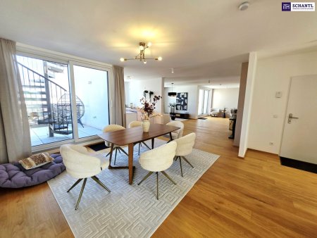 Raum. Ruhe. Rooftop. Selten am Markt - 5-Zimmer-Penthouse mit großzügiger Dachterrasse in Ruhelage! Erdwärme + Garagenplätze + Energieeffizient Wohnen!