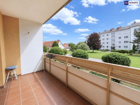 Viel Wohnung fürs Geld! Großzügige 4-Zimmer-Wohnung mit Loggia in Ebergassing!