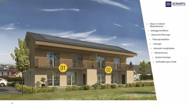 Atemberaubendes 4-Zimmer-Maisonette mit gemütlichem Eigengarten! Erstbezug - Fertigstellung 2024! DELUXE MAISONETTE! - Bild
