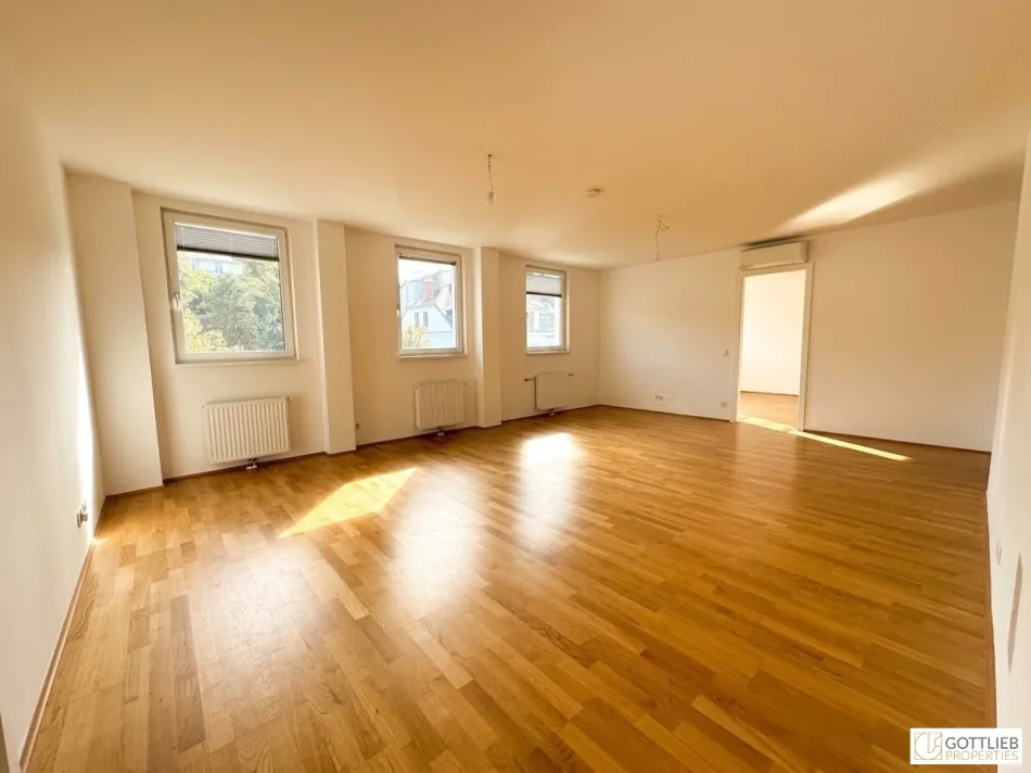 Bestlage nahe Glanzing! Perfekt geschnittene 3-Zimmer-Terrassen-Wohnung in Grünruhelage mit optionalem Garagenplatz - Bild