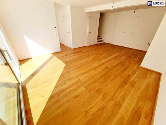 Fire Sale! Design trifft Nachhaltigkeit - Townhouse mit Südgarten & Erdwärme! Absolute Ruhelage + Mehr Lebensqualität! Zukunftssicher investiert! - Bild