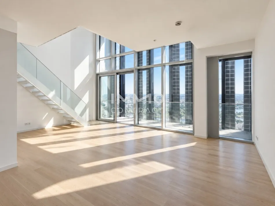 THE SKYHOUSE: A Signature Duplex Above the DANUBE on Level 51 - Titelbild