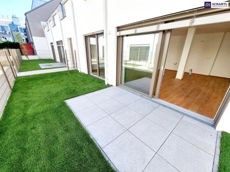 Fire Sale! Einfach genial! Cooles Townhouse mit Garten! 3 Zimmer + Ideale Raumaufteilung + Erdwärme + Absolute Ruhelage + Tiefgarage! Nachhaltig und zukunftssicher investiert!