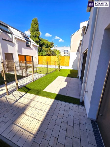 Fire Sale! Ihr neues Familienparadies! WOW - Cooles Townhouse mit Garten! 4 Zimmer + Ideale Raumaufteilung + Erdwärme + Absolute Ruhelage + Tiefgarage! Nachhaltig und zukunftssicher investiert!