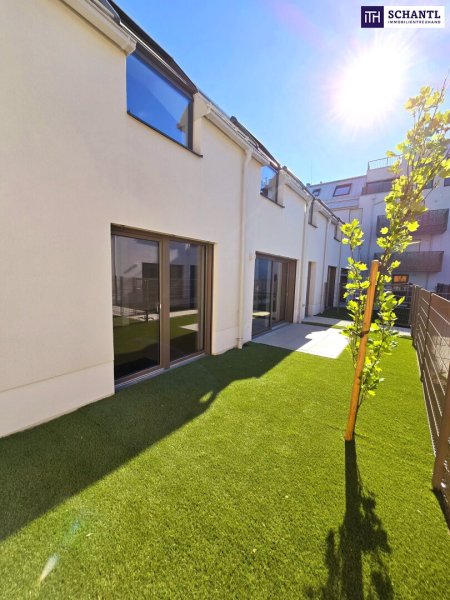Fire Sale! Ihr neues Familienparadies! WOW - Cooles Townhouse mit Garten! 4 Zimmer + Ideale Raumaufteilung + Erdwärme + Absolute Ruhelage + Tiefgarage! Nachhaltig und zukunftssicher investiert!