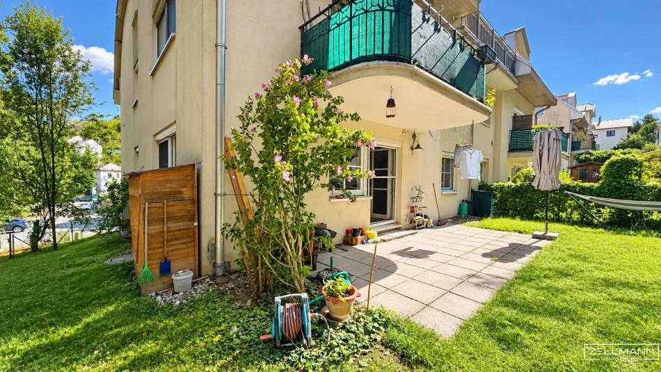 Idylle am Wienerwald – Stilvolle Wohnung mit Ost- & Westterrassen | ZELLMANN IMMOBILIEN - Titelbild