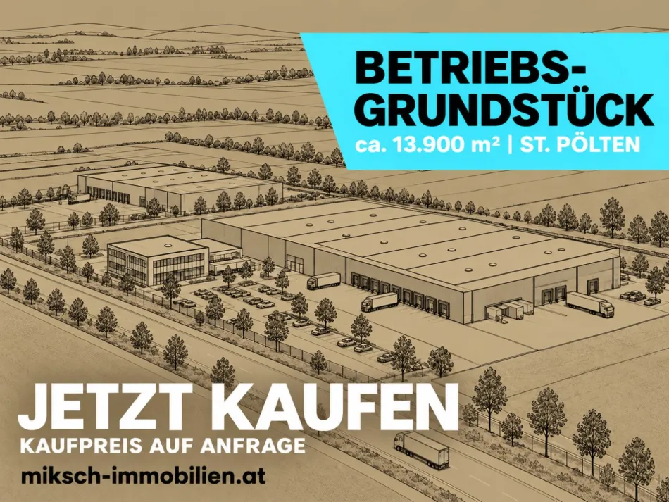 Attraktives Betriebsgrundstück I in St. Pölten I ausgezeichnete Frequenzlage I nahe der A1 - Titelbild