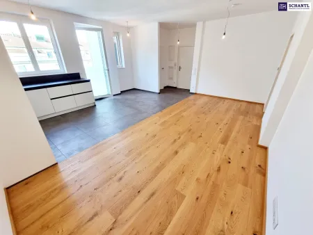 Jetzt kurzfristig 50% Provision sparen! Ihr Kapital arbeitet über den Dächern! WOW! HIP und TRENDY die Gegend - Magisch schön das Altbauhaus - TOP Modern die Wohnung! Balkon baubewilligt + TOP Infrastruktur + Beste öffentliche Anbindung! Jetzt zugreifen!
