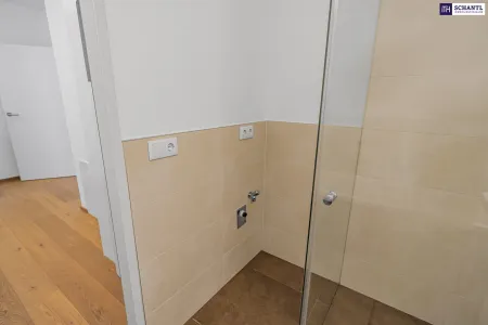 Waschmachinenanschluss im Badezimmer