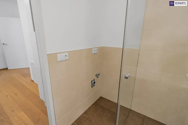 Waschmachinenanschluss im Badezimmer