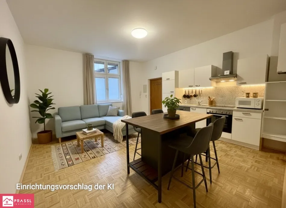 Appartement im Zentrum von Leoben! Ideal für Singles! Jetzt mieten und einziehen! - Titelbild
