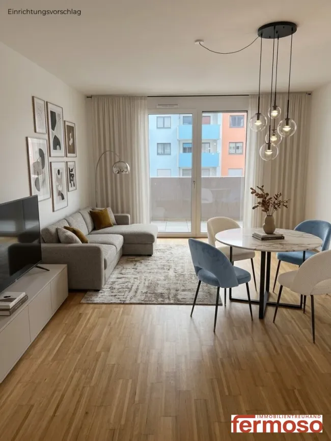 Helle 2-Zimmer-Wohnung mit Loggia, Fußbodenheizung & Einbauküche im 20. Bezirk Wien! - Bild