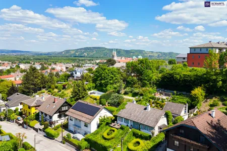 Umgebung, Blick auf Stift Klosterneuburg