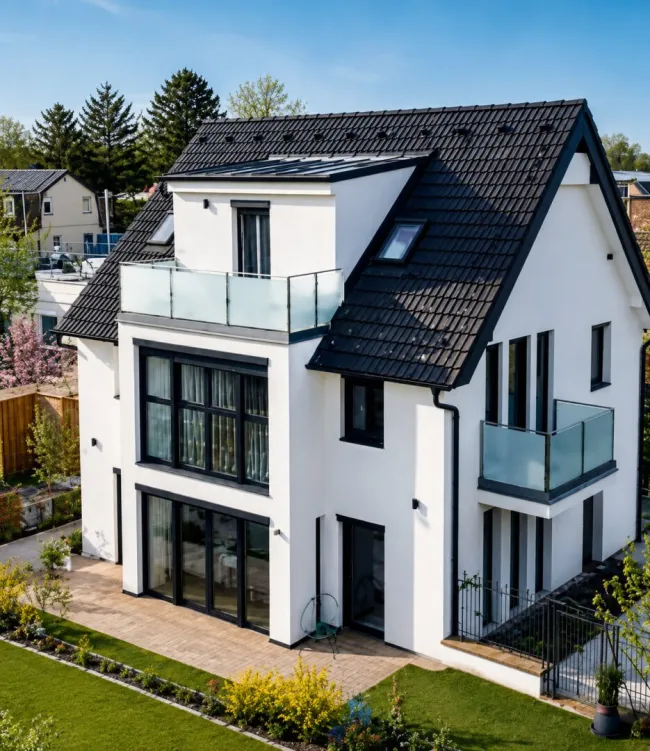 Exklusive Neubau-Villa nahe der Donau | 178 m² Wohnfläche | 5 Schlafzimmer | Luft-Wasser-Wärmepumpe - Titelbild