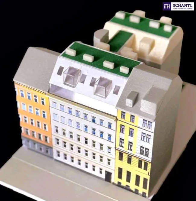 TOP Gelegenheit in 1050 Wien! Baubewilligter Dachboden mit attraktiver Planung und vielen Freiflächen! Bereits rundum renoviertes Gebäude! - Bild