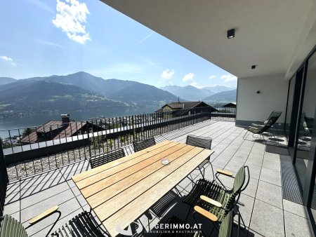 5700 Zell am See: Investment mit Selbstnutzung; 3 Zimmer Apartment 79m² mit 45m² Terrasse, Seeblick, unverbaubarer Weitblick, neuwertig !!