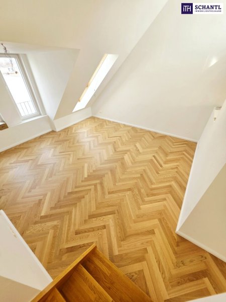 SOMMER Aktion: Nur 50% Provision! Ein frisch saniertes Schmankerl! Traumhafter Blick auf das Schloss Schönbrunn! Happy to be here! Lichtdurchflutet + Super hohe Räume im Dachgeschoss + Terrasse mit Fernblick + Beste Infrastruktur und Anbindung!