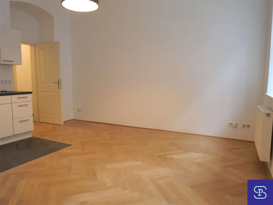 Provisionsfrei: Unbefristeter 34m² Altbau mit Einbauküche im Erdgeschoß - 1070 Wien - Bild