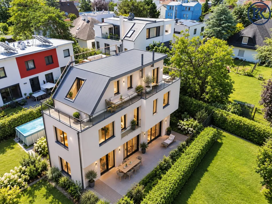 Schönes Erstbezug-Einfamilienhaus mit Garten nahe Donaupark & Alte Donau - Titelbild