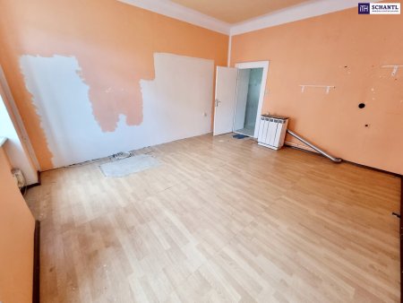 Schön ist was anderes. Aber das wird schon! Ideale 1-Zimmer-Wohnung in 1030 Wien - Selbst Gestalten - Sanierungsbedürftige Altbauwohnung! U-Bahn ums Eck + Traumhaft renoviertes Altbauhaus + Optimalste Infrastruktur und Anbindung!
