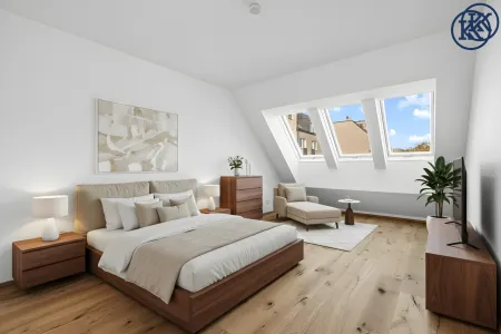 Schlafzimmer Staged