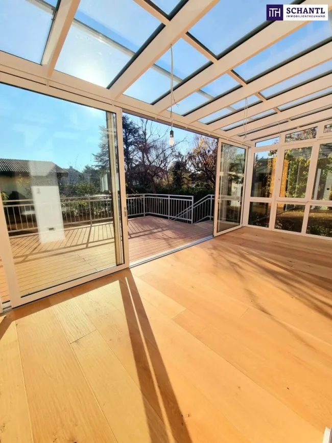 Fantastische 4-Zimmer Gartenwohnung! Mehr Natur. Mehr Ruhe. Mehr Grün. WOW! Riesiger Garten + Herrliche Terrasse + Lichtdurchfluteter Wintergarten + Stellplatz! Jetzt zugreifen! - Titelbild
