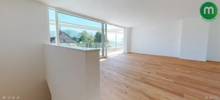 Wohnbereich mit Terrasse und Seeblick DG
