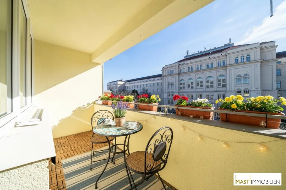 *viel Potential nach oben* 3-Zimmer Dachgeschosswohnung gegenüber HTL - Titelbild