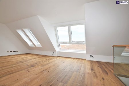 Neuer Preis! Ein Traum im Dach! Luftwärmepumpe + Blick über Wien + Riesenterrasse + High Quality + Rundum saniertes Altbauhaus! Ab ins stylische Dachgeschoss mit WOW-Effekt!