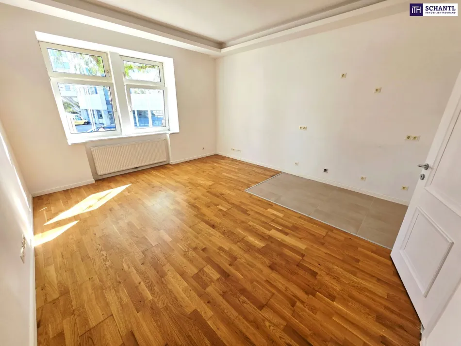 Entzückende Altbauwohnung - Klein aber OHO! Hofseitige Terrasse bzw. Garten + Schönes Altbauhaus + Tolle Infrastruktur und Anbindung! Jetzt zugreifen! - Titelbild