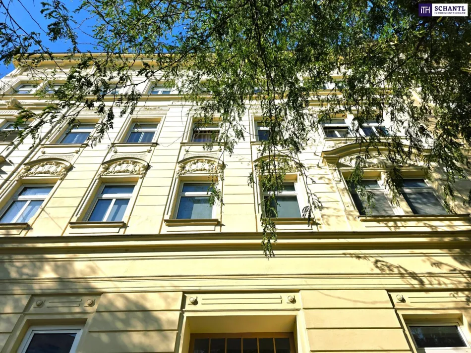 Entzückende Altbauwohnung - Klein aber OHO! Hofseitige Terrasse bzw. Garten + Schönes Altbauhaus + Tolle Infrastruktur und Anbindung! Jetzt zugreifen! - Bild