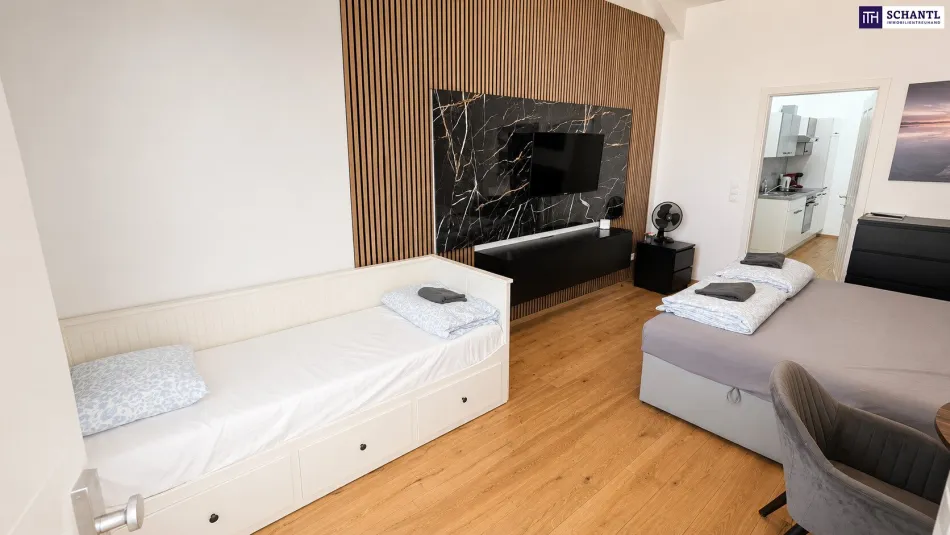 Zwei genehmigte Apartments zur Kurzzeitvermietung im 2. Bezirk + attraktive Lage & ideale U1-Anbindung - Bild