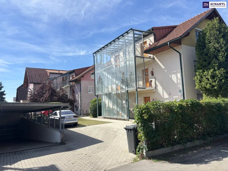 ++ TOLLE KLEINE GARTENWOHNUNG im GRÜNEN WETZELSDORF++Nutzfläche ca. 36 m², GARTENANTEIL ca. 40 m², PARKPKLATZ++ - Bild