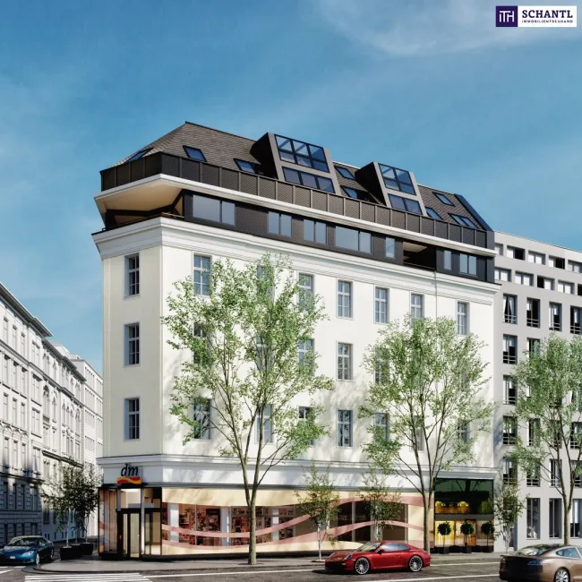Zeit für Luxus - Ihre Nachbarn werden Sie beneiden! Wohnen mit WOW-Effekt in 1040 Wien + 6 geräumige Zimmer + Riesige Terrasse! - Titelbild